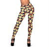 Egg Bacon Pattern Print Women Leggings-grizzshop