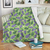 Eggplant Cute Pattern Print Blanket-grizzshop