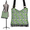 Eggplant Cute Pattern Print Crossbody bags-grizzshop