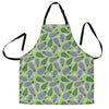 Eggplant Cute Pattern Print Men's Apron-grizzshop