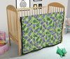 Eggplant Cute Pattern Print Quilt-grizzshop