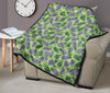 Eggplant Cute Pattern Print Quilt-grizzshop