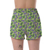 Eggplant Cute Pattern Print Women's Shorts-grizzshop