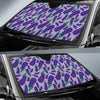 Eggplant Cute Print Pattern Car Sun Shade-grizzshop