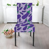 Eggplant Cute Print Pattern Chair Cover-grizzshop