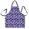 Eggplant Cute Print Pattern Men's Apron-grizzshop