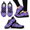 Eggplant Cute Print Pattern Sneaker Shoes For Men Women-grizzshop