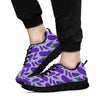 Eggplant Cute Print Pattern Sneaker Shoes For Men Women-grizzshop