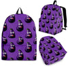 Eggplant Funny Pattern Print Backpack-grizzshop