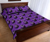 Eggplant Funny Pattern Print Bed Set Quilt-grizzshop