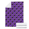 Eggplant Funny Pattern Print Blanket-grizzshop