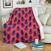 Eggplant Funny Print Pattern Blanket-grizzshop