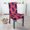 Eggplant Funny Print Pattern Chair Cover-grizzshop