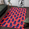 Eggplant Funny Print Pattern Floor Mat-grizzshop