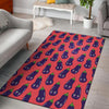 Eggplant Funny Print Pattern Floor Mat-grizzshop