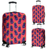 Eggplant Funny Print Pattern Luggage Cover Protector-grizzshop