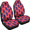 Eggplant Funny Print Pattern Universal Fit Car Seat Covers-grizzshop