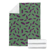 Eggplant Pattern Print Blanket-grizzshop