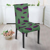 Eggplant Pattern Print Chair Cover-grizzshop