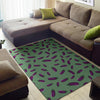 Eggplant Pattern Print Floor Mat-grizzshop