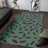 Eggplant Pattern Print Floor Mat-grizzshop