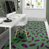 Eggplant Pattern Print Floor Mat-grizzshop