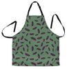 Eggplant Pattern Print Women's Apron-grizzshop