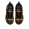 Egypt Tribal Print Pattern Black Sneaker-grizzshop