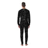 Egypt White And Black Print Pattern Men's Pajamas-grizzshop