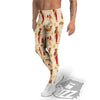 Egyptian Cow Hathor Goddess Print Pattern Men's Leggings-grizzshop