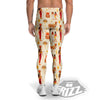 Egyptian Cow Hathor Goddess Print Pattern Men's Leggings-grizzshop