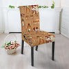 Egyptian Pattern Print Chair Cover-grizzshop