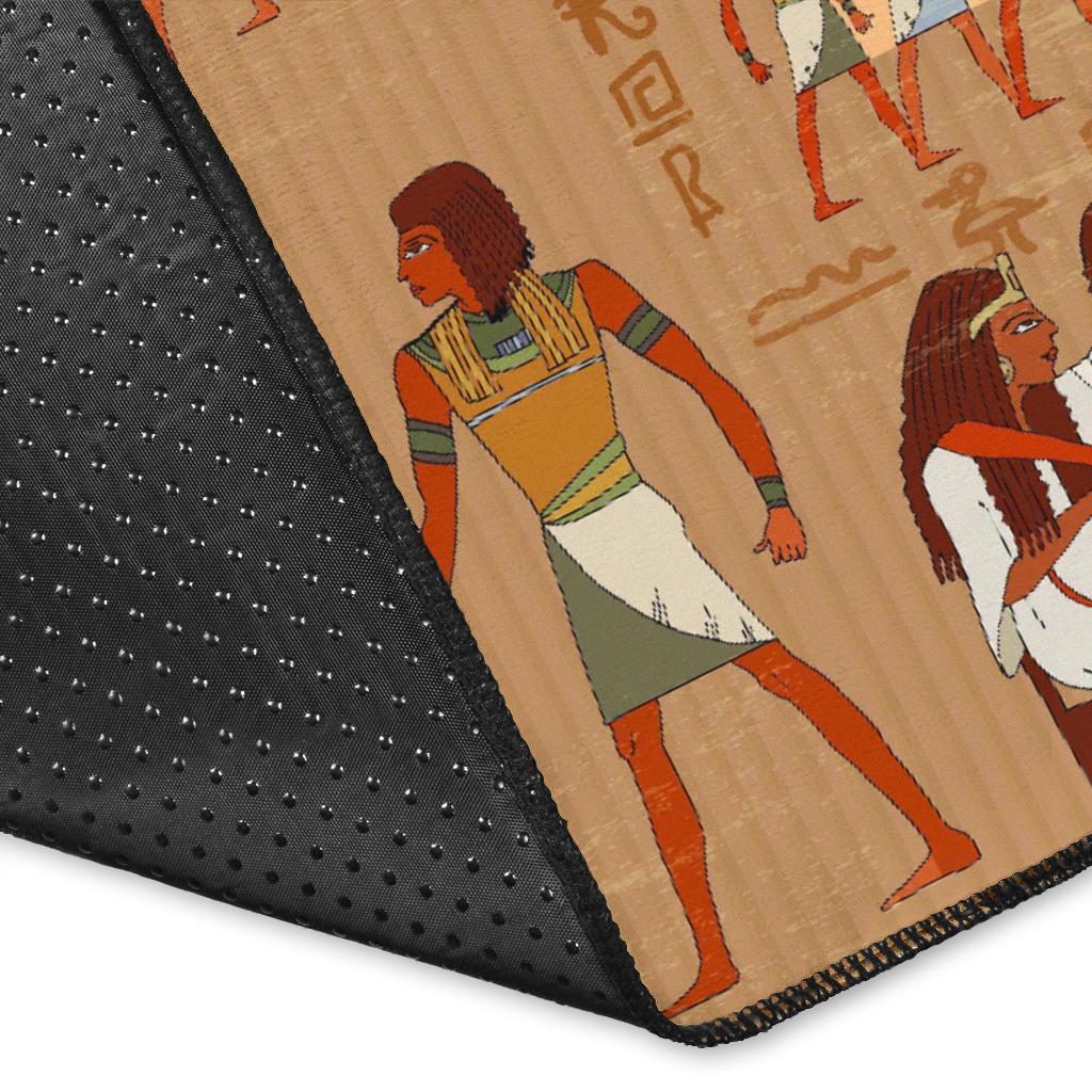 Egyptian Pattern Print Floor Mat-grizzshop