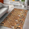 Egyptian Pattern Print Floor Mat-grizzshop