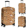 Egyptian Pattern Print Luggage Cover Protector-grizzshop