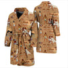 Egyptian Pattern Print Men Long Robe-grizzshop