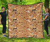 Egyptian Pattern Print Quilt-grizzshop