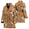 Egyptian Pattern Print Women Long Robe-grizzshop