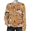 Egyptian Pattern Print Women's Sweatshirt-grizzshop