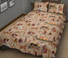 Egyptian Print Pattern Bed Set Quilt-grizzshop