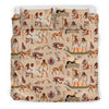 Egyptian Print Pattern Duvet Cover Bedding Set-grizzshop