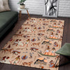 Egyptian Print Pattern Floor Mat-grizzshop