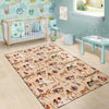 Egyptian Print Pattern Floor Mat-grizzshop