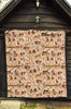 Egyptian Print Pattern Quilt-grizzshop