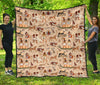 Egyptian Print Pattern Quilt-grizzshop