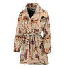 Egyptian Print Pattern Women Long Robe-grizzshop