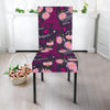 Eiffel Tower Floral Pattern Print Chair Cover-grizzshop