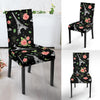 Eiffel Tower Floral Print Pattern Chair Cover-grizzshop