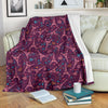 Eiffel Tower Heart Pattern Print Blanket-grizzshop