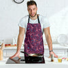 Eiffel Tower Heart Pattern Print Men's Apron-grizzshop